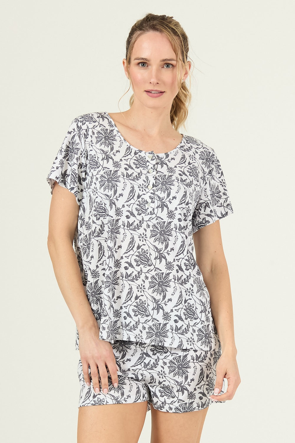 Pijama New Cuore Nacional Blanco Estampado