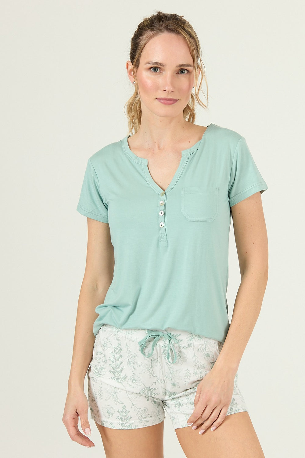 Pijama Kate Short Verde