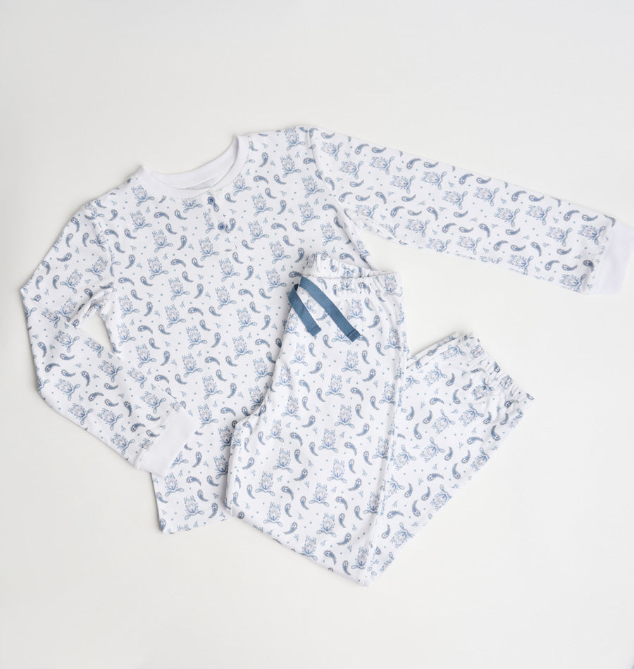 Pijama Puño Azul