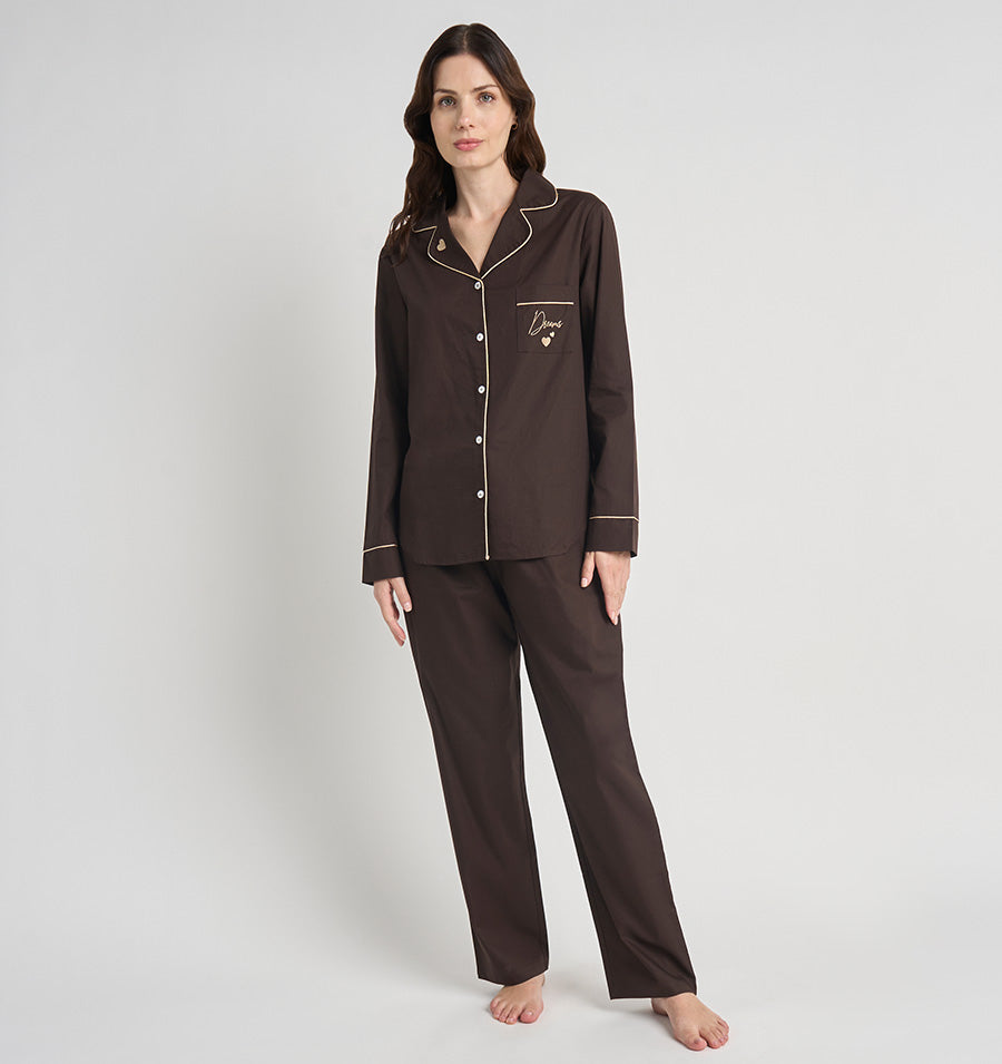 Pijama Margaret Sport Chocolate