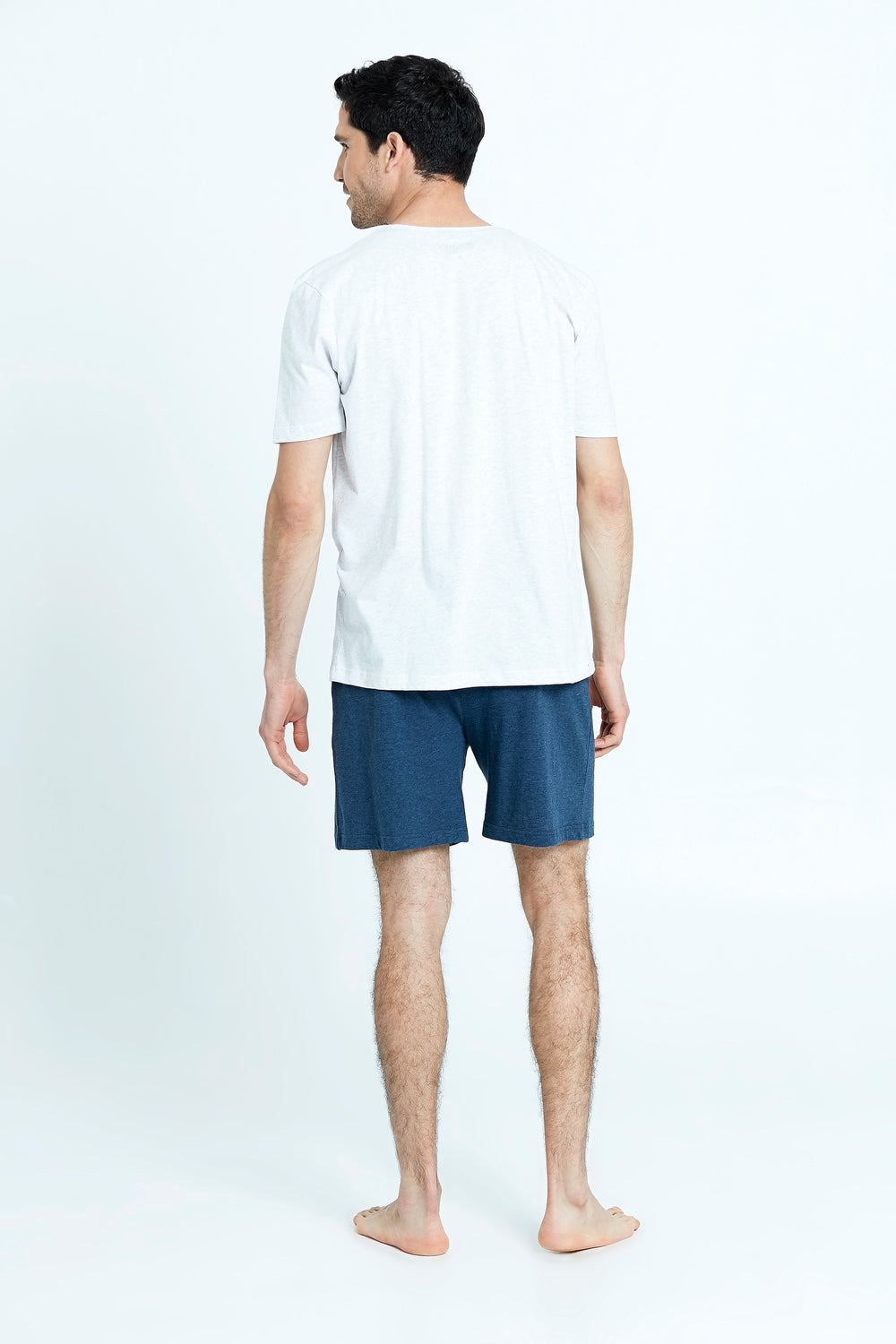 Pijama Tomas Short Manga Corta Gris