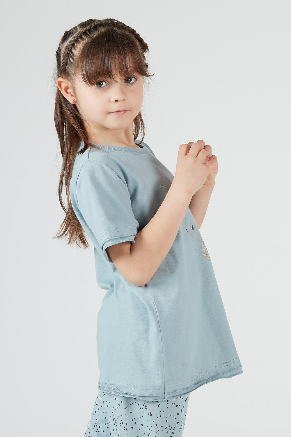 Pijama Benita Kids Celeste