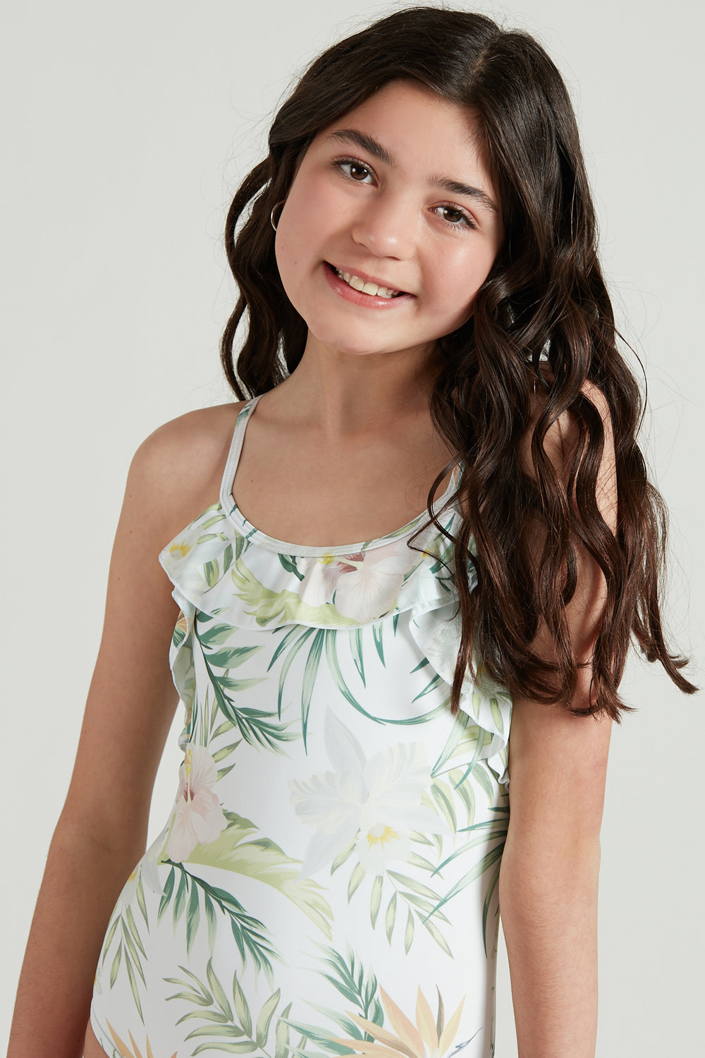 Traje de Baño Vuelos Kids Blanco Estampado