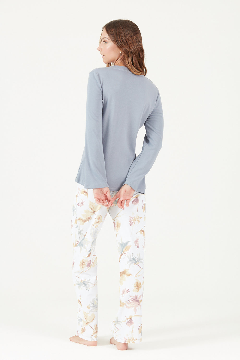Pijama Spa Blanco Estampado