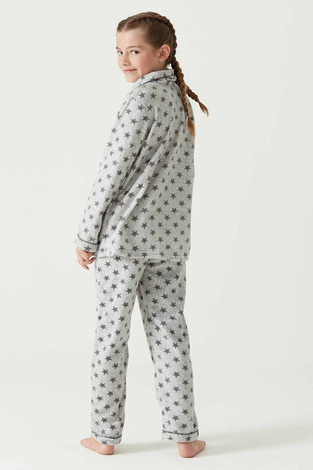Pijama Sport Polar Kids Gris Melange