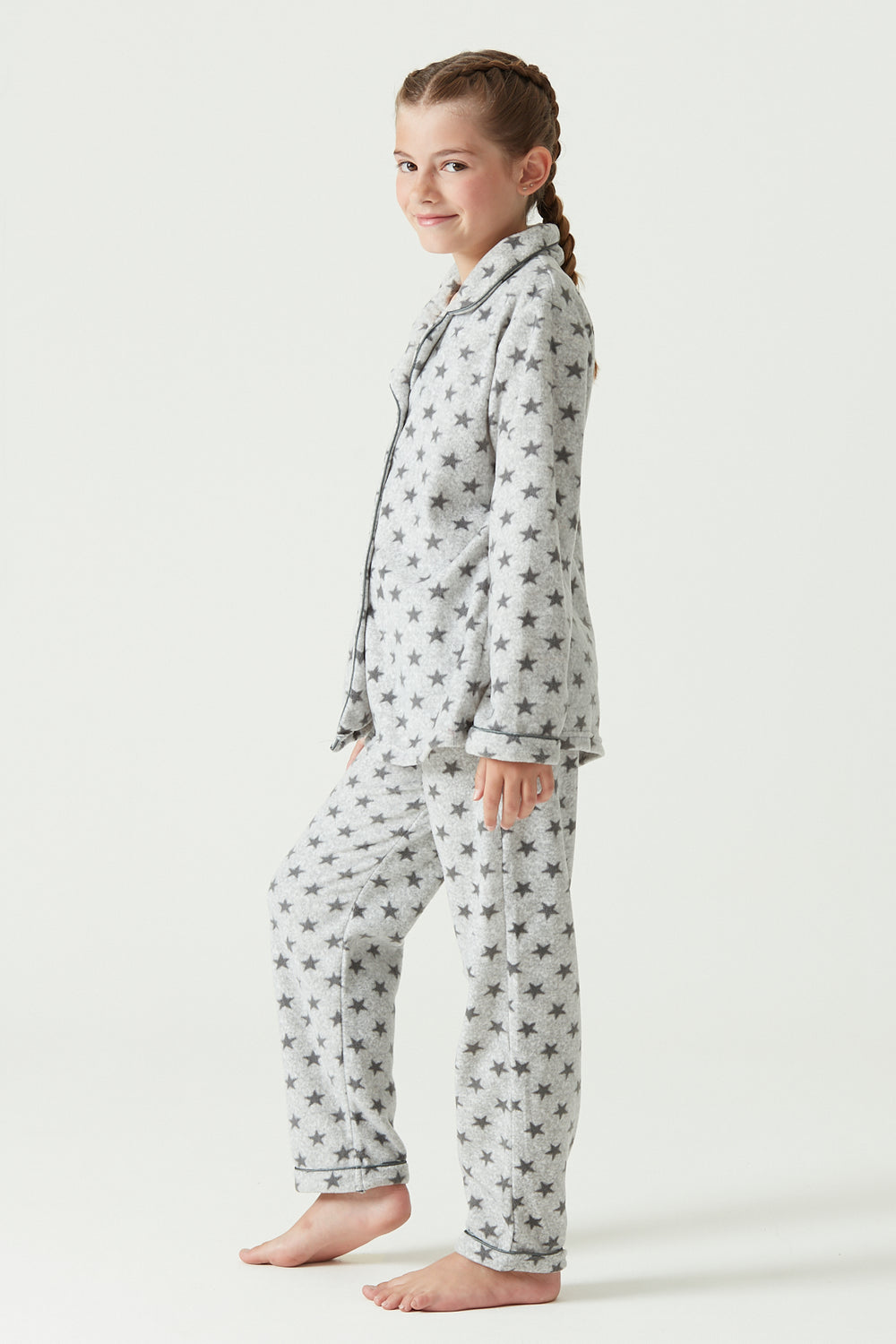 Pijama Sport Polar Kids Gris Melange