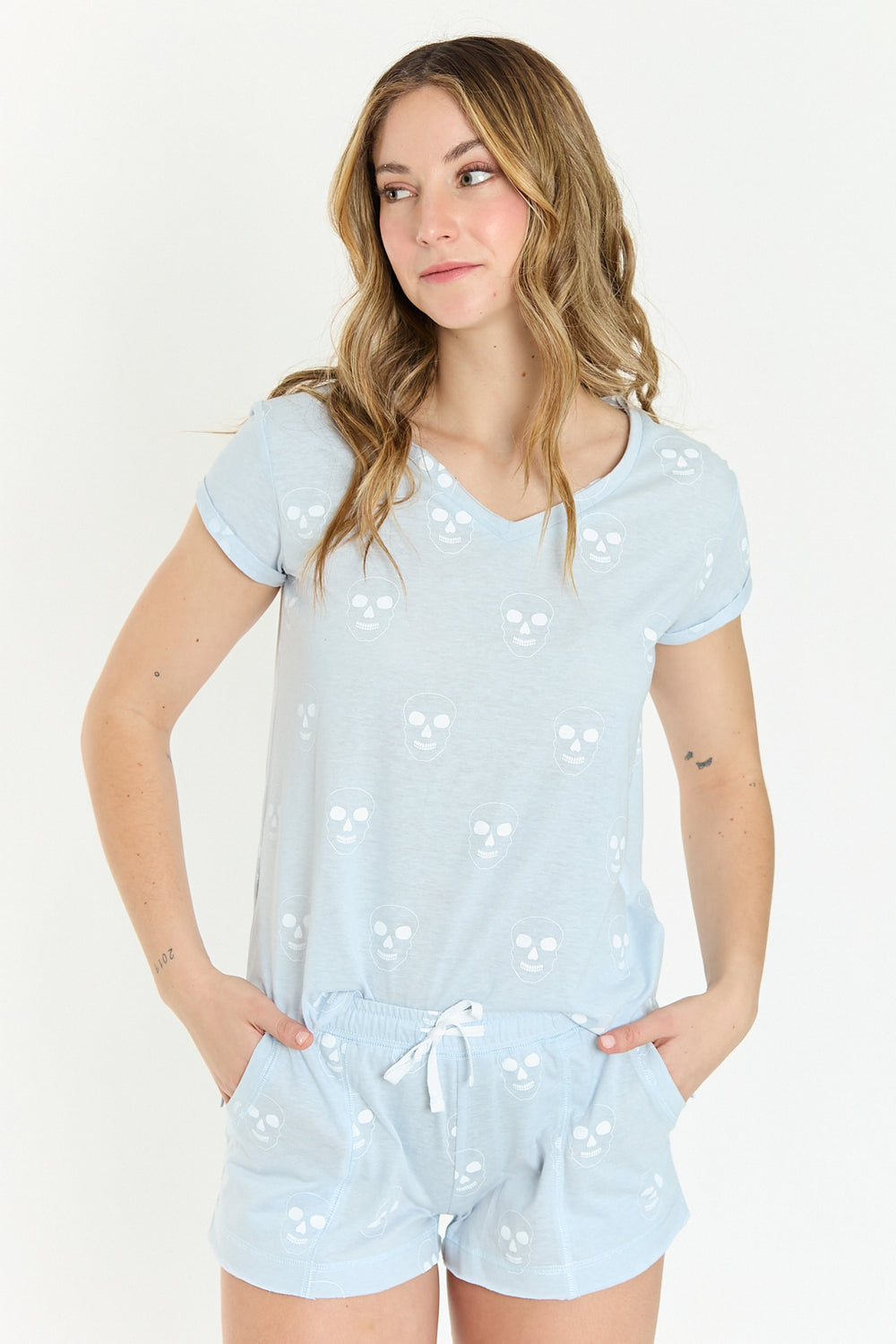 Pijama Victoria Celeste