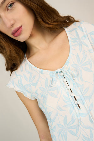 Camisa Socorro Celeste
