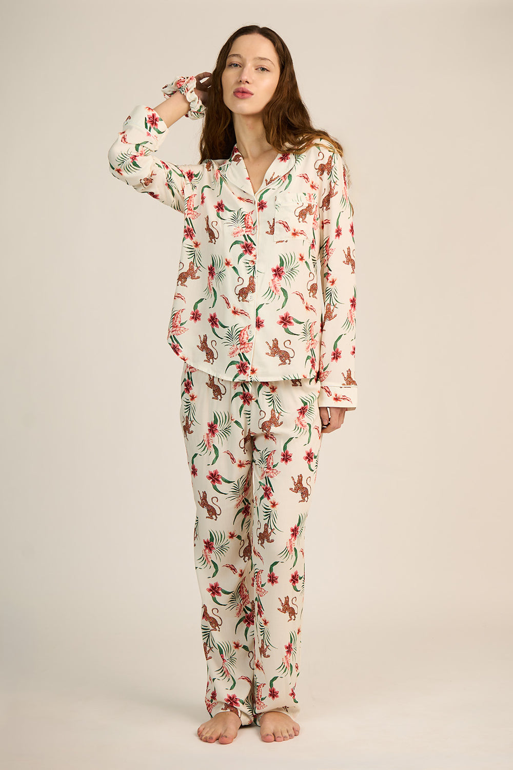 Pijama Helena Ivory Estampado