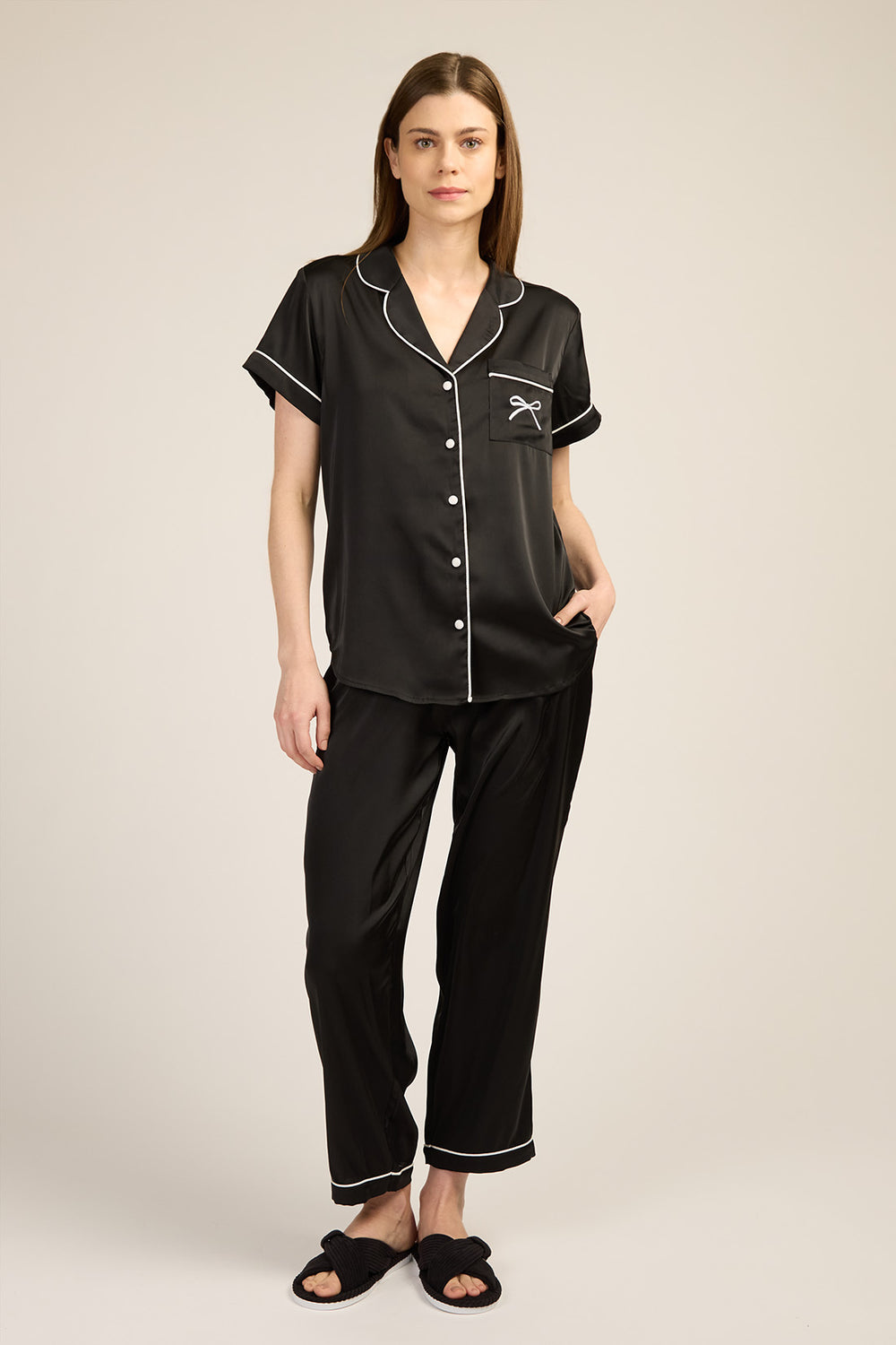 Pijama Roma Capri Negro