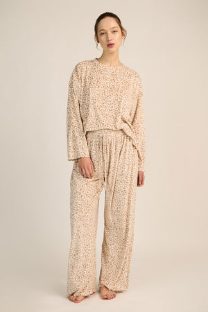 Pijama Davi Animal Print Claro