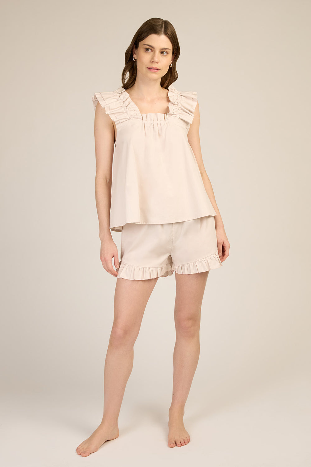 Pijama Vero Sh Beige